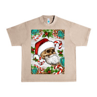 French Oak Christmas hippie skeleton santa Urban Heavy Tee - Artiststas