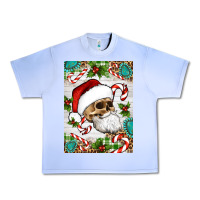 Grape Ice Christmas hippie skeleton santa Urban Heavy Tee - Artiststas