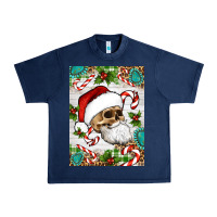 Christmas Hippie Skeleton Santa Urban Heavy Tee | Teevron