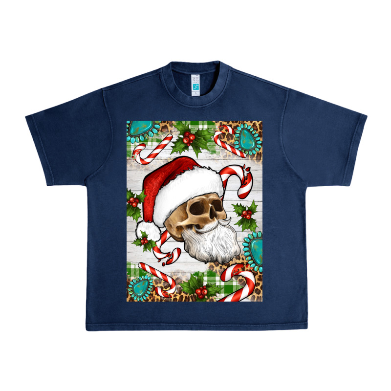 Christmas Hippie Skeleton Santa Urban Heavy Tee by Artiststas | Teevron