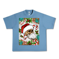 Pebble Blue Christmas hippie skeleton santa Urban Heavy Tee - Artiststas