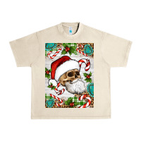 Sandshell Christmas hippie skeleton santa Urban Heavy Tee - Artiststas