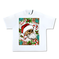 White Christmas hippie skeleton santa Urban Heavy Tee - Artiststas