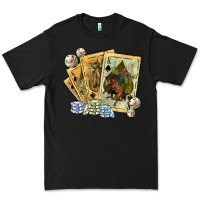 Black western rodeo playing cards tbw Premium Tee - texasbilliewilder