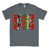 Charcoal Heather cinco de mayo vibes brushstrokes Classic Tee - Artiststas