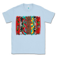 Dusty Blue cinco de mayo vibes brushstrokes Classic Tee - Artiststas