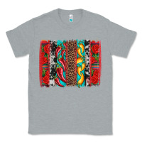 Heather Grey cinco de mayo vibes brushstrokes Classic Tee - Artiststas