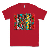 Red cinco de mayo vibes brushstrokes Classic Tee - Artiststas
