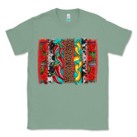 Sage cinco de mayo vibes brushstrokes Classic Tee - Artiststas