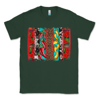 Sports Green cinco de mayo vibes brushstrokes Classic Tee - Artiststas