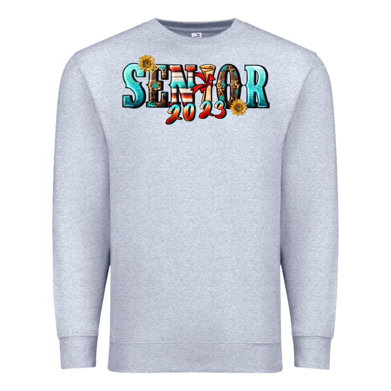 Senior 2023 Premium Sweatshirt by BundleAndBundleShop | Teevron