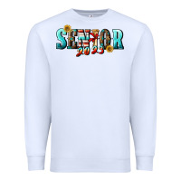 White senior 2023 Premium Sweatshirt - BundleAndBundleShop