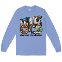 Colony Blue ocd obsessive cow disorder Long Sleeve Tee - Jasminsmagicworld