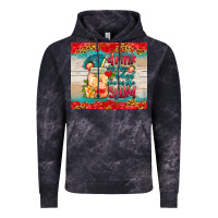 Cloud Black drink in my hand toes in the sand tumbler Vintage Hoodie - HRA Design Shop