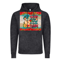 Vintage Black drink in my hand toes in the sand tumbler Vintage Hoodie - HRA Design Shop