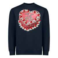 Navy self love Heavyweight Sweatshirt - Artiststas