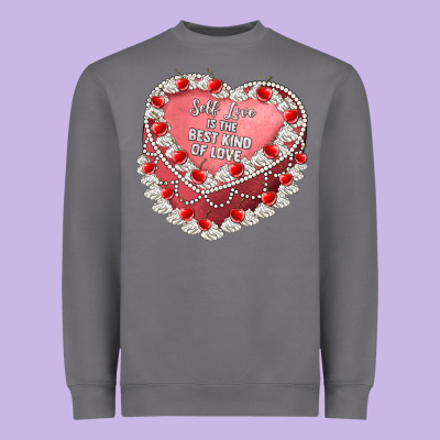 Self Love Heavyweight Sweatshirt Designed By Artiststas