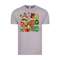 Vintage Zinc ho ho ho christmas latte with gnomies Vintage Tee - AdoDesignShop