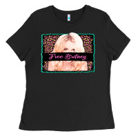 Black free britney leopard glitter Ladies Tee - AdoDesignShop