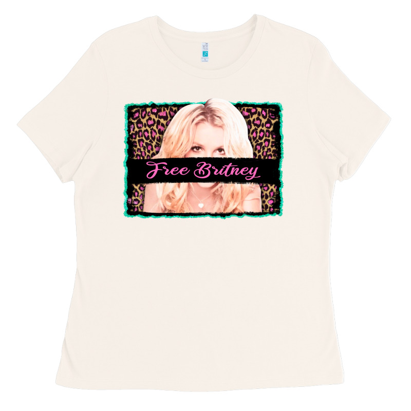 Free Britney Leopard Glitter Ladies Tee by AdoDesignShop | Teevron