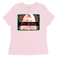 Bubblegum Pink free britney leopard glitter Ladies Tee - AdoDesignShop