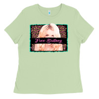 Matcha free britney leopard glitter Ladies Tee - AdoDesignShop