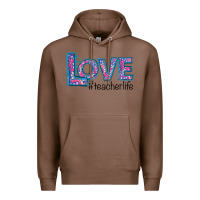 Chestnut love teacher life Premium Hoodie - Bettercallsaul