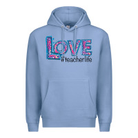 Colony Blue love teacher life Premium Hoodie - Bettercallsaul