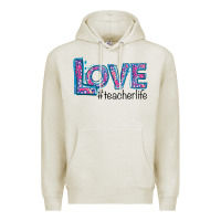 Love Teacher Life Premium Hoodie | Teevron