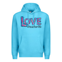 Ocean Blue love teacher life Premium Hoodie - Bettercallsaul