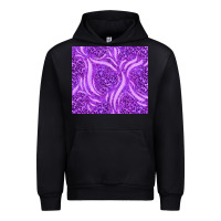 Black purple glitter with leopard pattern Urban Hoodie - TumblerDesignByShophia