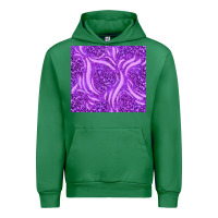 Emerald purple glitter with leopard pattern Urban Hoodie - TumblerDesignByShophia
