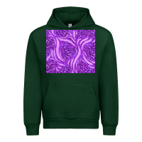 Foreset Green purple glitter with leopard pattern Urban Hoodie - TumblerDesignByShophia