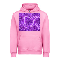 Fuchsia Pink purple glitter with leopard pattern Urban Hoodie - TumblerDesignByShophia