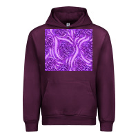 Mauve Wine purple glitter with leopard pattern Urban Hoodie - TumblerDesignByShophia