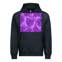 Navy purple glitter with leopard pattern Urban Hoodie - TumblerDesignByShophia