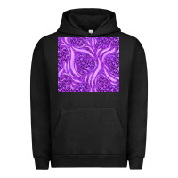 Pigment Black purple glitter with leopard pattern Urban Hoodie - TumblerDesignByShophia