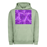Pigment Oil Green purple glitter with leopard pattern Urban Hoodie - TumblerDesignByShophia