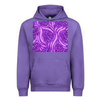 Tulip purple glitter with leopard pattern Urban Hoodie - TumblerDesignByShophia
