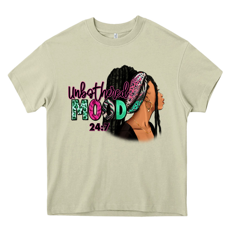 Unbothered Mood 24:7 Heavy Core Tee by RanaPortraitStore | Teevron