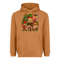 Meerkat Christmas Elf Truck Heavyweight Hoodie - BundleAndBundleShop