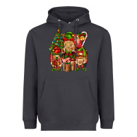 Smoke Christmas Elf Truck Heavyweight Hoodie - BundleAndBundleShop