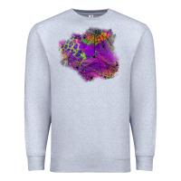 Heather Grey halloween spider web for patches Premium Sweatshirt - BundleAndBundleShop