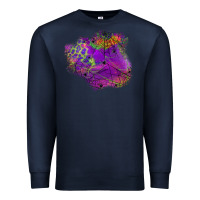 Navy halloween spider web for patches Premium Sweatshirt - BundleAndBundleShop