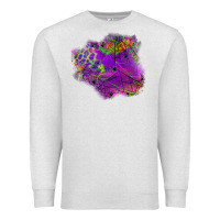 Oatmeal Heather halloween spider web for patches Premium Sweatshirt - BundleAndBundleShop
