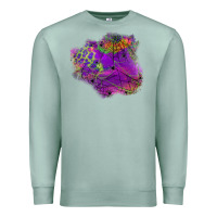 Seafoam halloween spider web for patches Premium Sweatshirt - BundleAndBundleShop