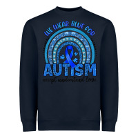 Navy we wear blue for autism accept understand love Heavyweight Sweatshirt - Artiststas