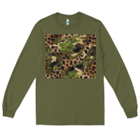 Army Green camouflage  leopard Long Sleeve Tee - BarkalooDesign