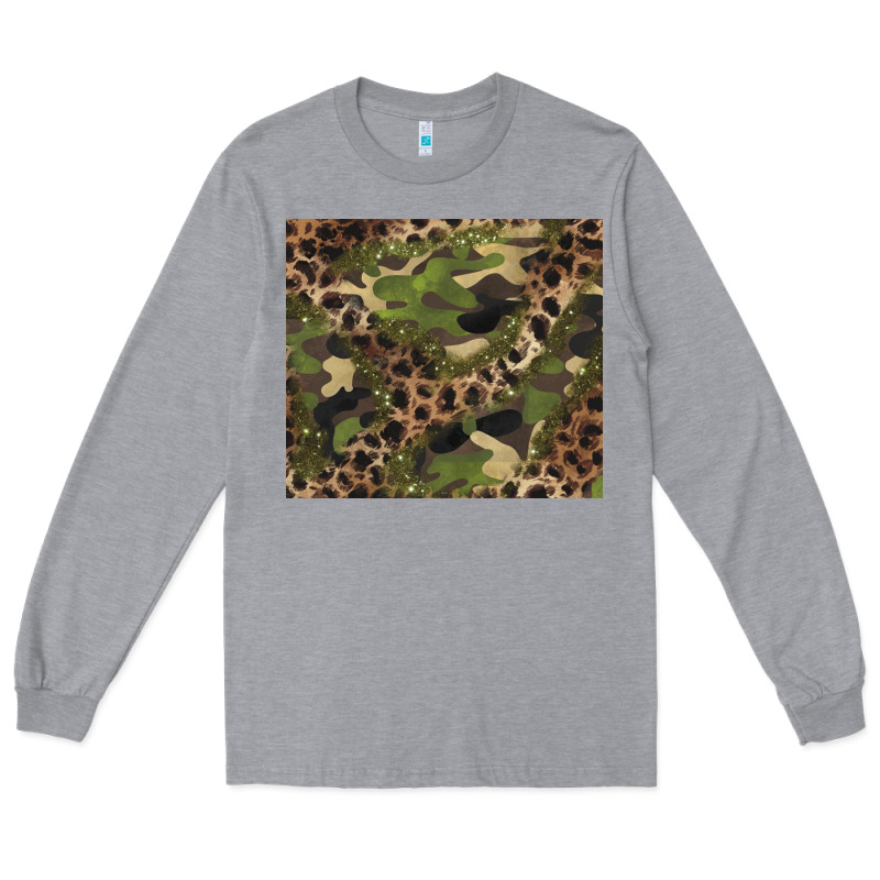 Camouflage  Leopard Long Sleeve Tee by BarkalooDesign | Teevron