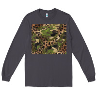 Smoke camouflage  leopard Long Sleeve Tee - BarkalooDesign